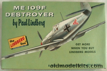 Lindberg 1/72 Me-109F Destroyer - Bf-109F, 415-39 plastic model kit